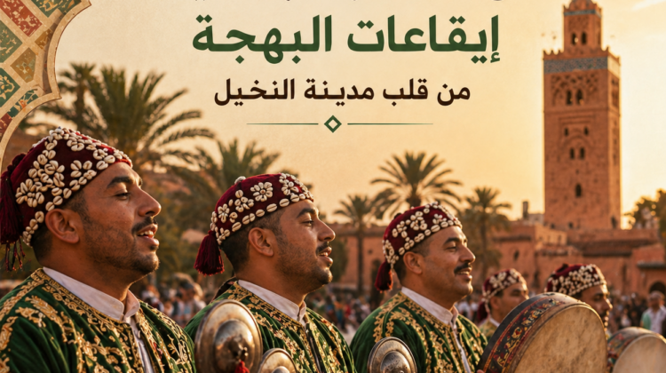 فن الدقة والمراكشية: إيقاعات البهجة من قلب مدينة النخيل