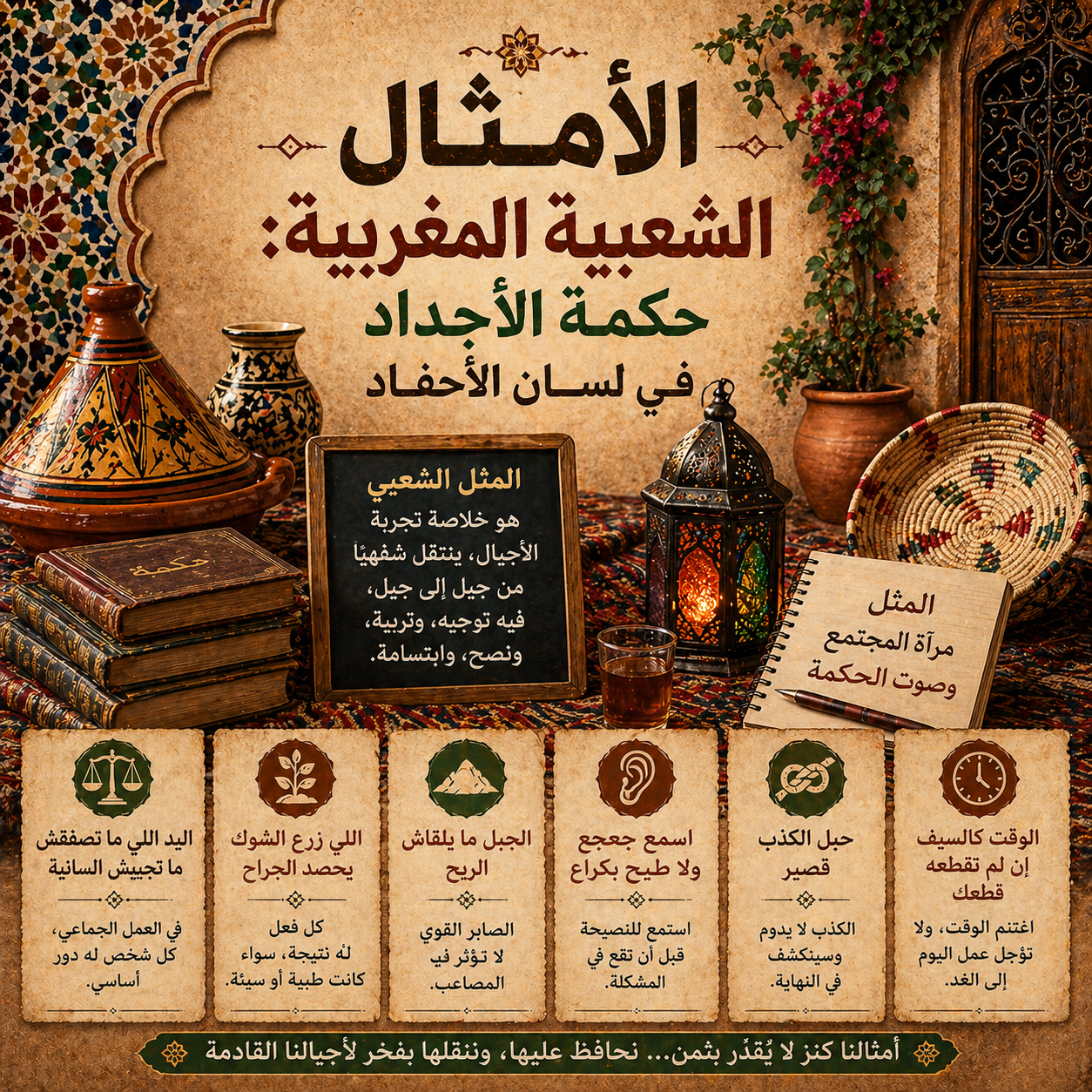 الأمثال الشعبية المغربية: حكمة الأجداد في لسان الأحفاد