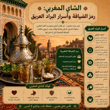 الشاي المغربي- رمز الضيافة وأسرار البراد العريق
