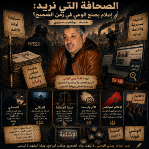 الصحافة التي نريد …بقلم : بوشعيب حمراوي