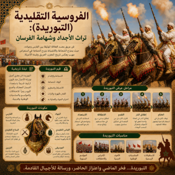 الفروسية التقليدية (التبوريدة): تراث الأجداد وشهامة الفرسان