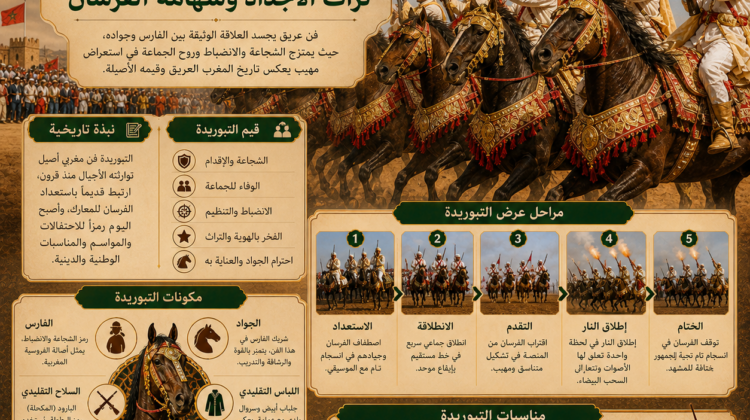 الفروسية التقليدية (التبوريدة): تراث الأجداد وشهامة الفرسان