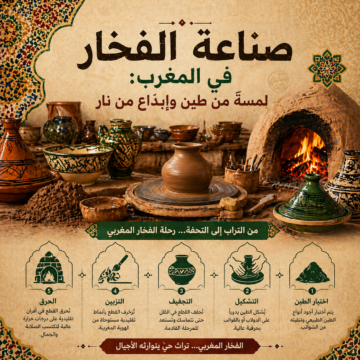 صناعة الفخار في المغرب: لمسة من طين وإبداع من نار