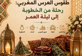 طقوس العرس المغربي: رحلة من الخطوبة إلى ليلة العمر